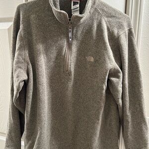 The North Face Men's Zip-Up Gray Sweater
